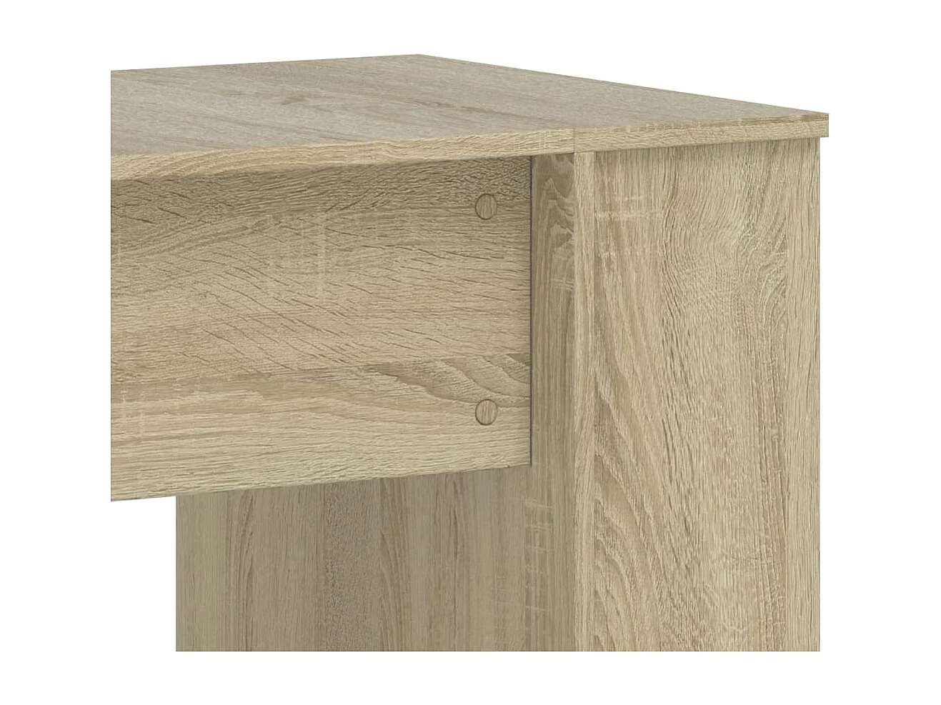 Bureau chêne sonoma 140x50x75 cm bois d'ingénierie