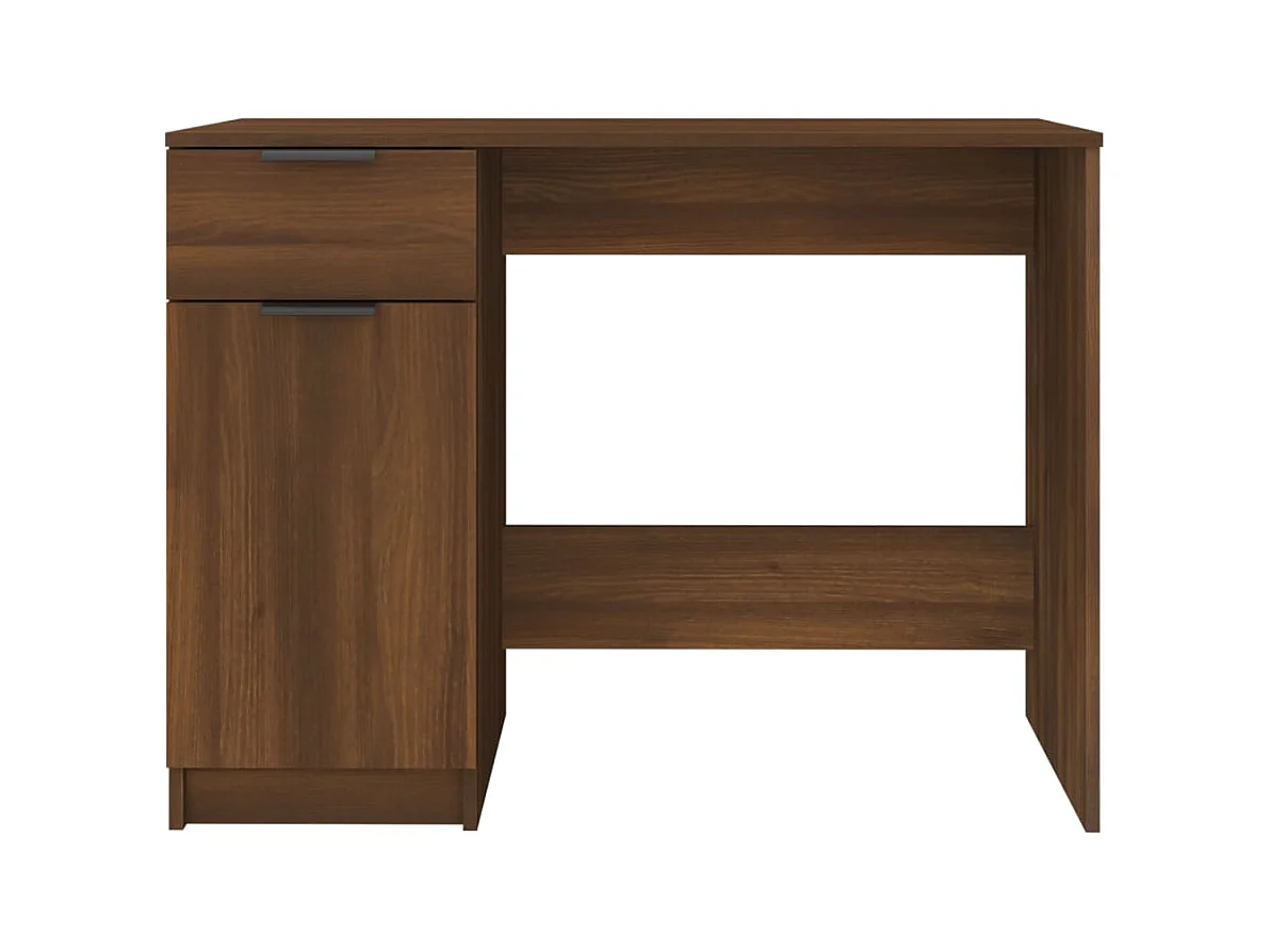 Bureau Chêne marron 100x50x75 cm Bois d'ingénierie
