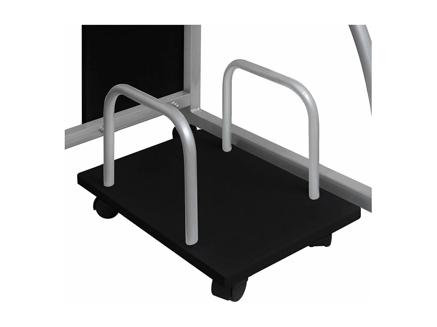 Bureau d'ordinateur Noir 110x52x88,5 cm Bois d’ingénierie