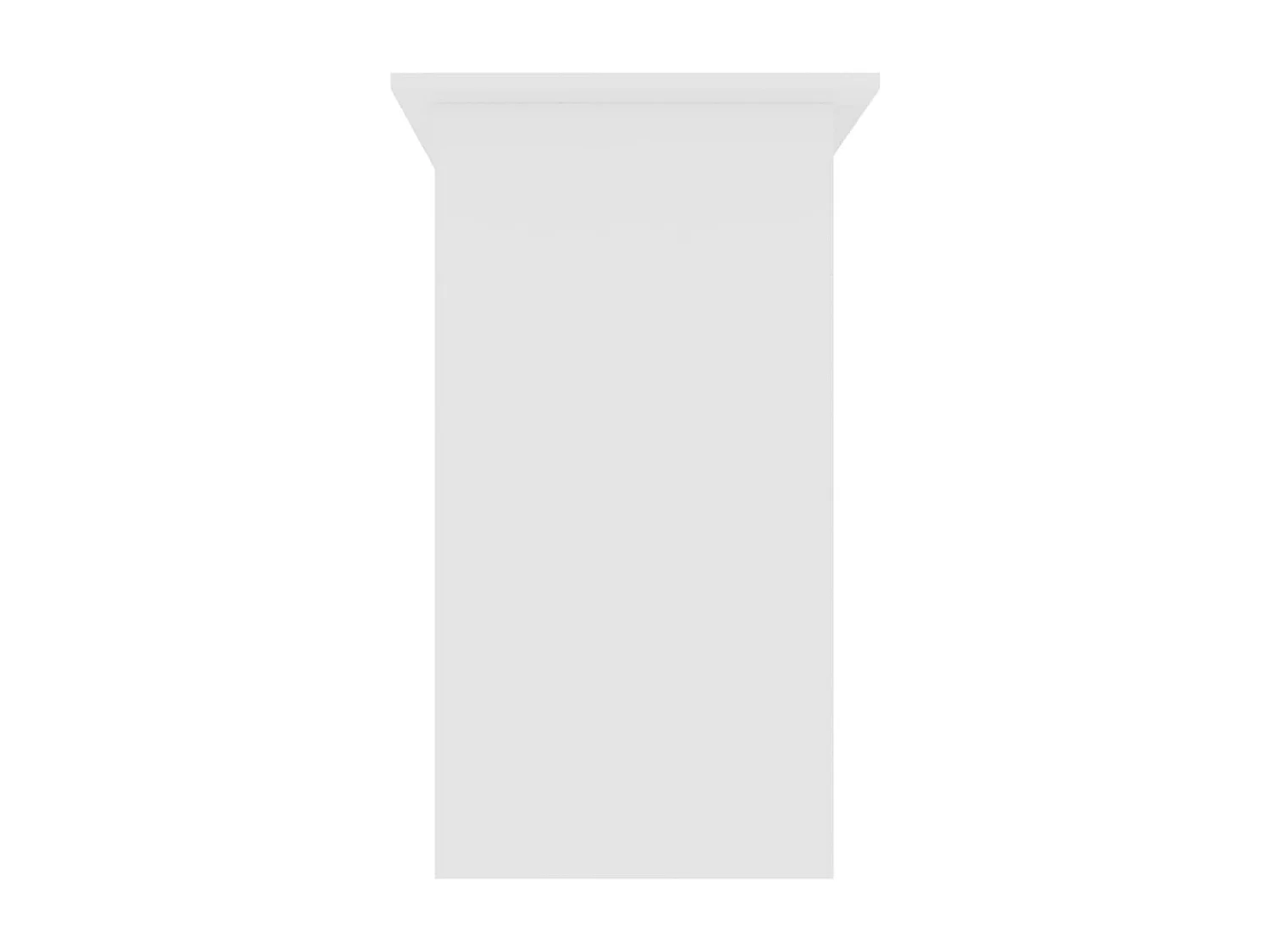 Scrivania Bianca 80x45x74 cm in Legno Multistrato