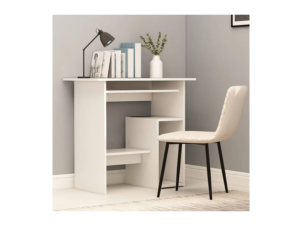 Schreibtisch Weiß 80x45x74 cm Holzwerkstoff