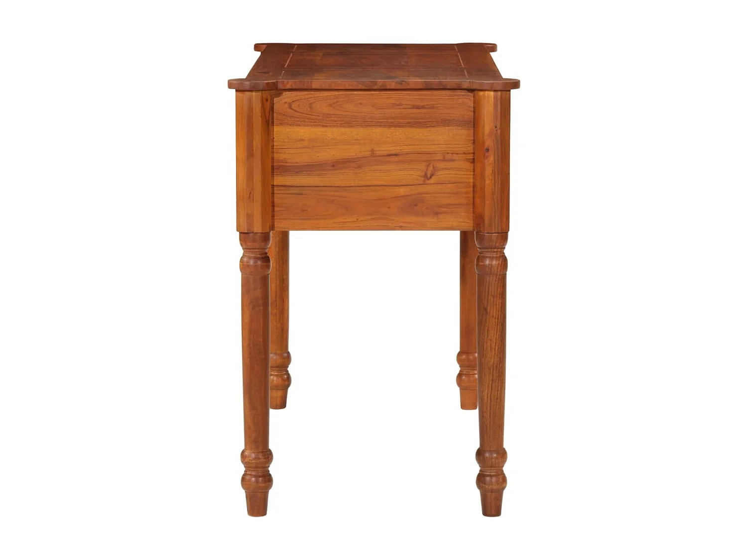 Scrivania con Cassetti 110x50x76 cm in Legno Massello di Acacia