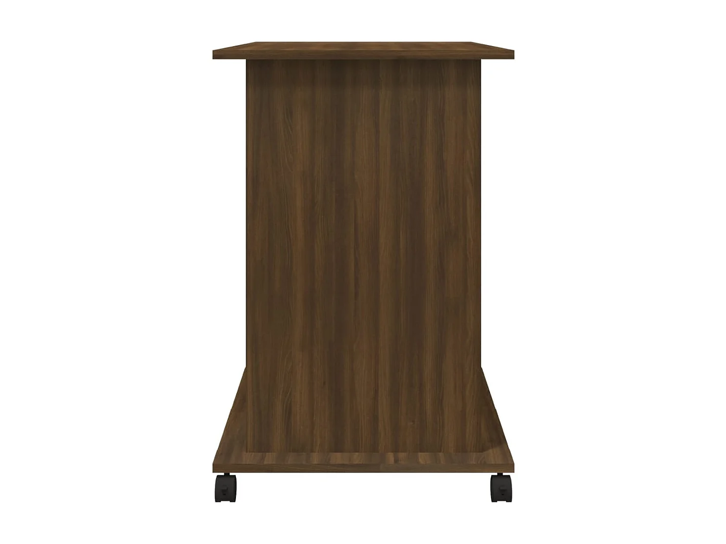 Bureau d'ordinateur Chêne marron 80x50x75 cm Bois d'ingénierie