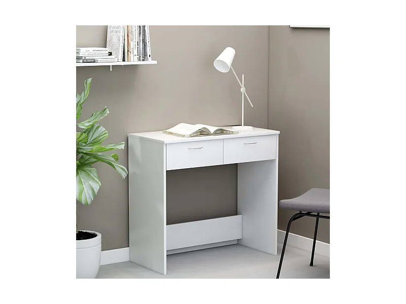 Secretária 80x40x75 cm derivados de madeira branco