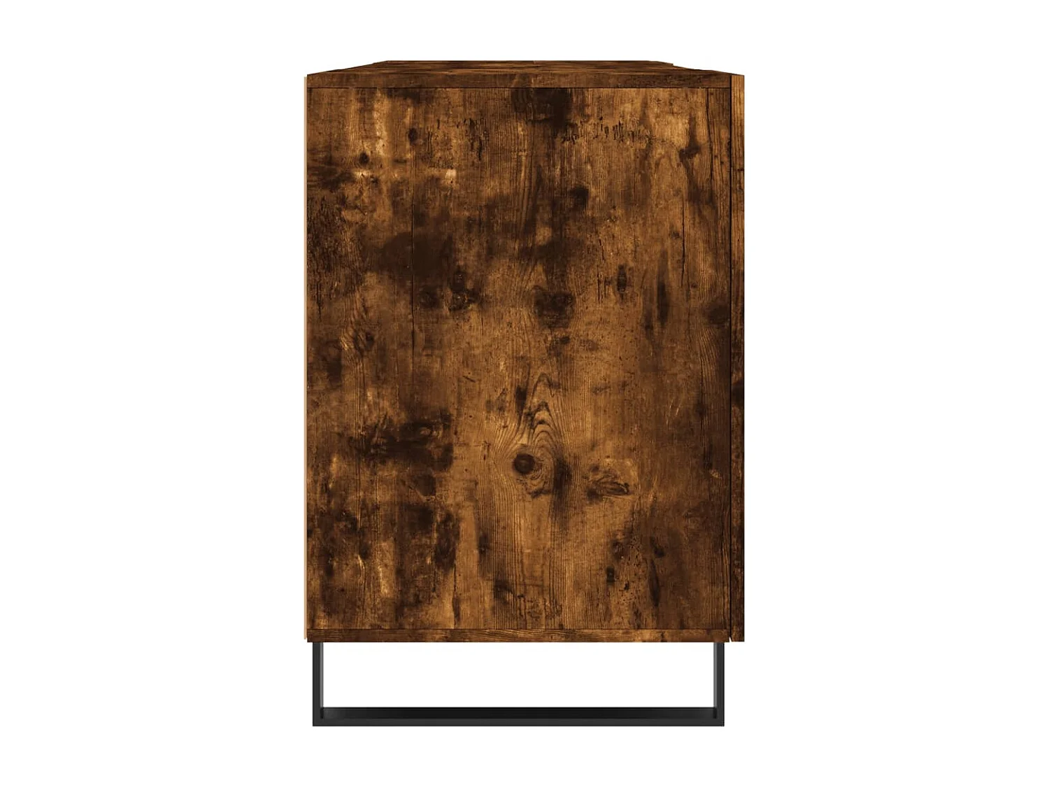 Bureau chêne fumé 140x50x75 cm bois d'ingénierie