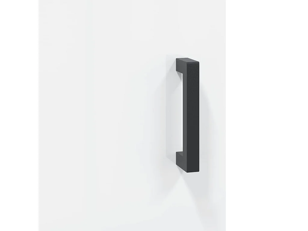 Secretária 140x50x75 cm derivados de madeira branco brilhante