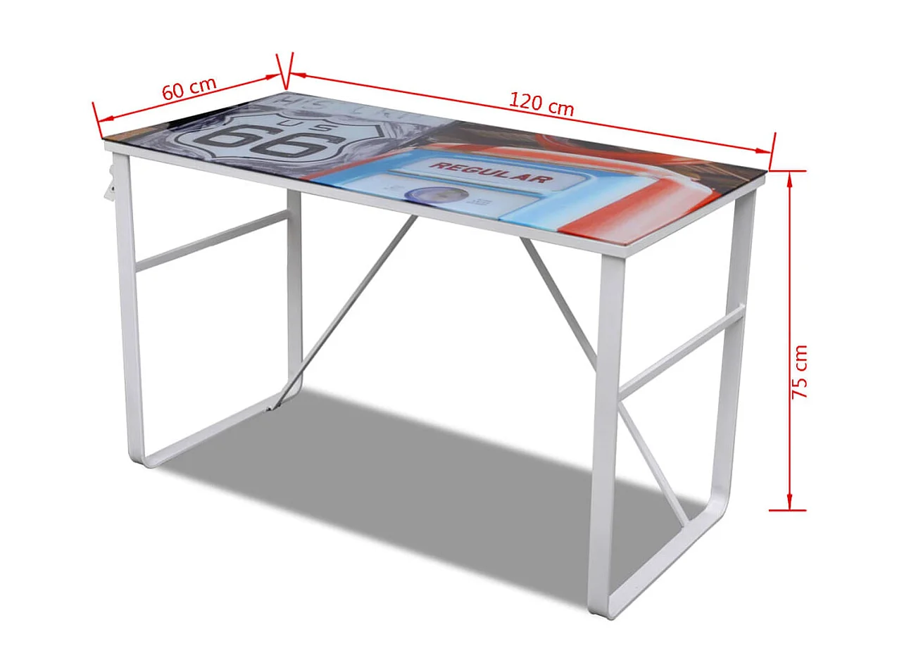 Bureau rectangulaire unique