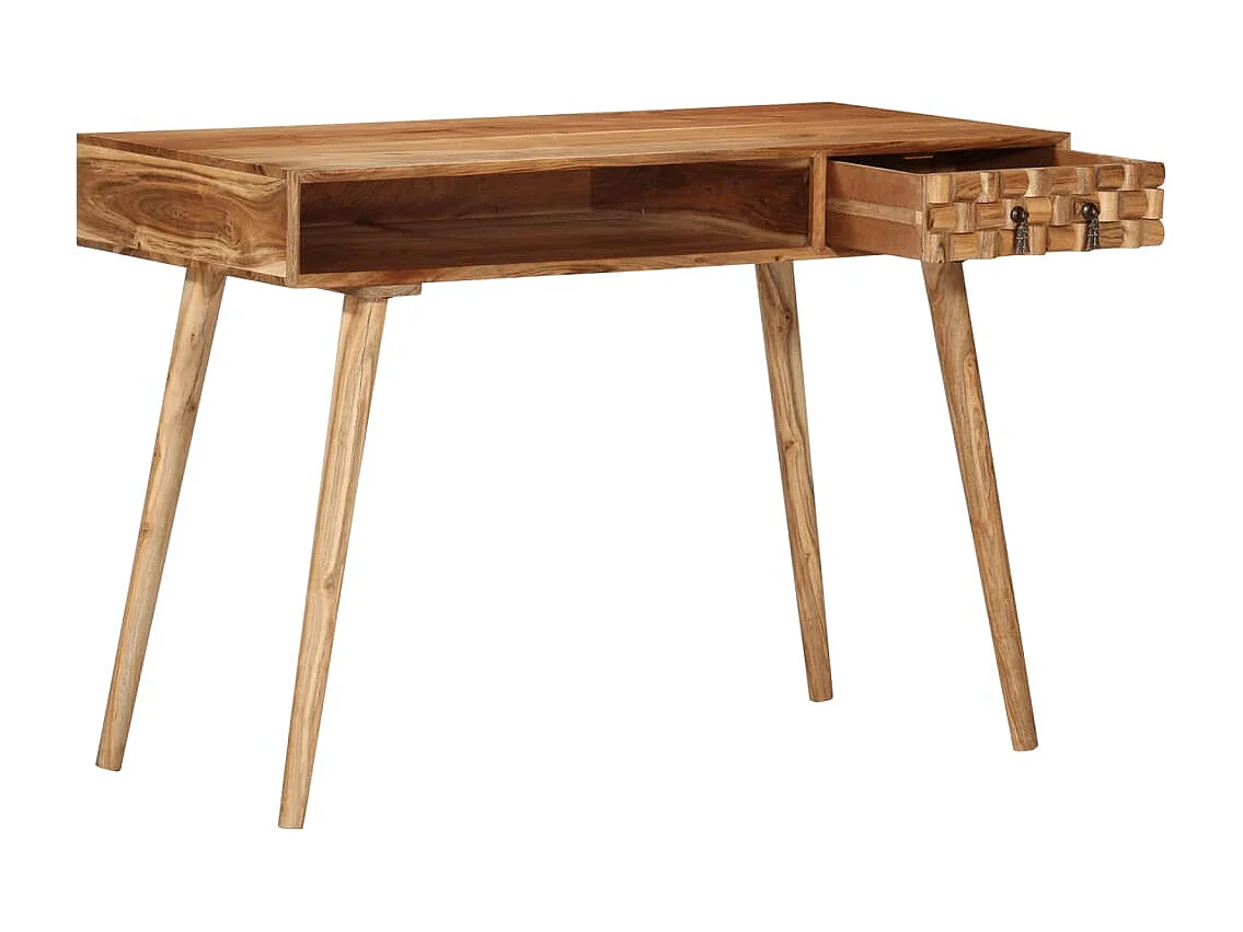 Bureau 115x50x76 cm Bois d'acacia massif