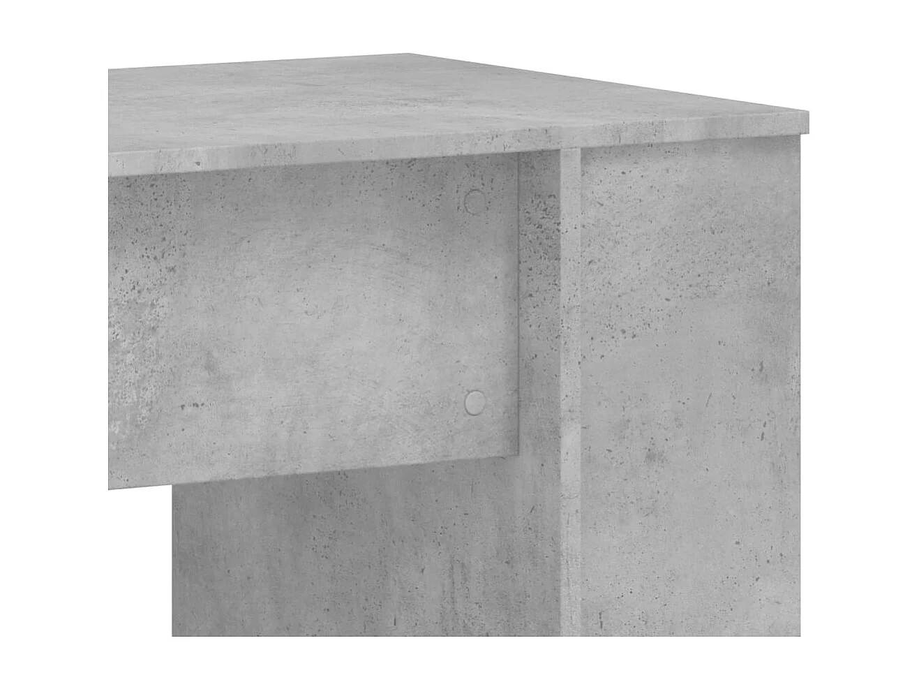 Schreibtisch Betongrau 140x50x75 cm Holzwerkstoff
