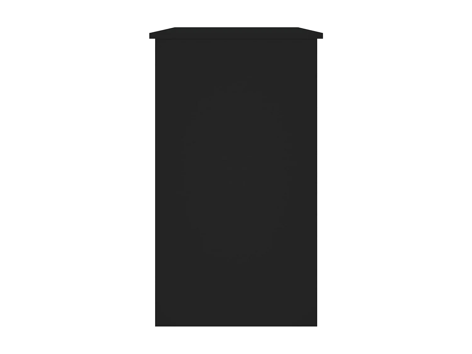 Scrivania Nera 90x45x76 cm in Legno Multistrato