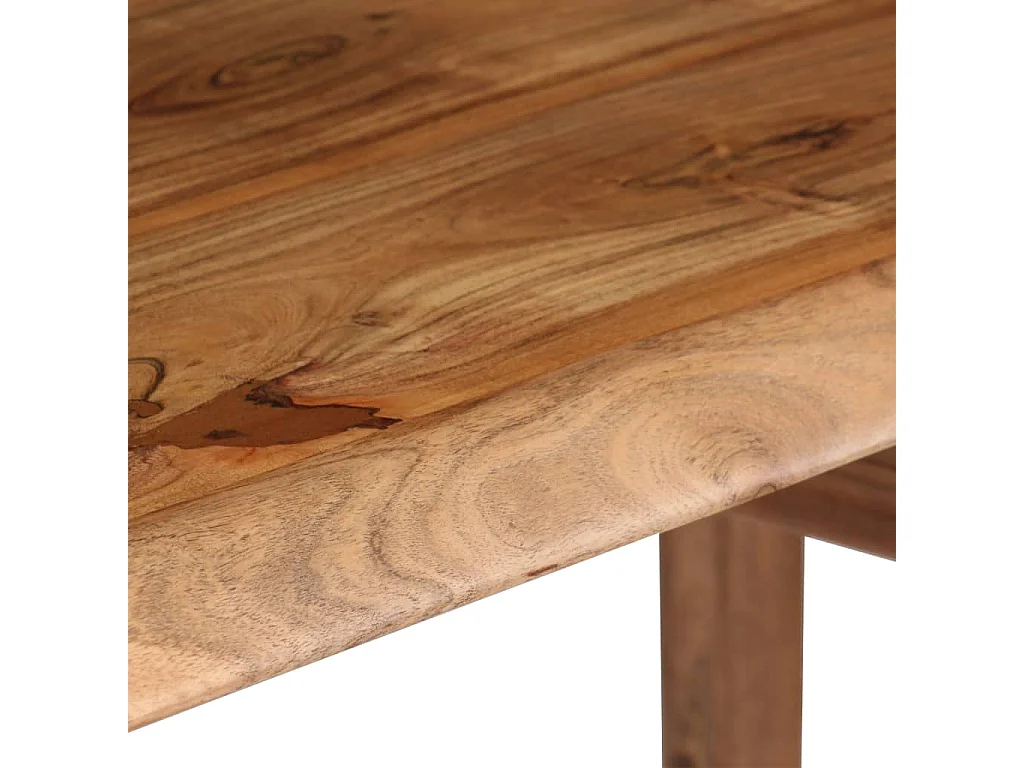 Scrittoio in Legno Massello di Acacia 110x50x76 cm