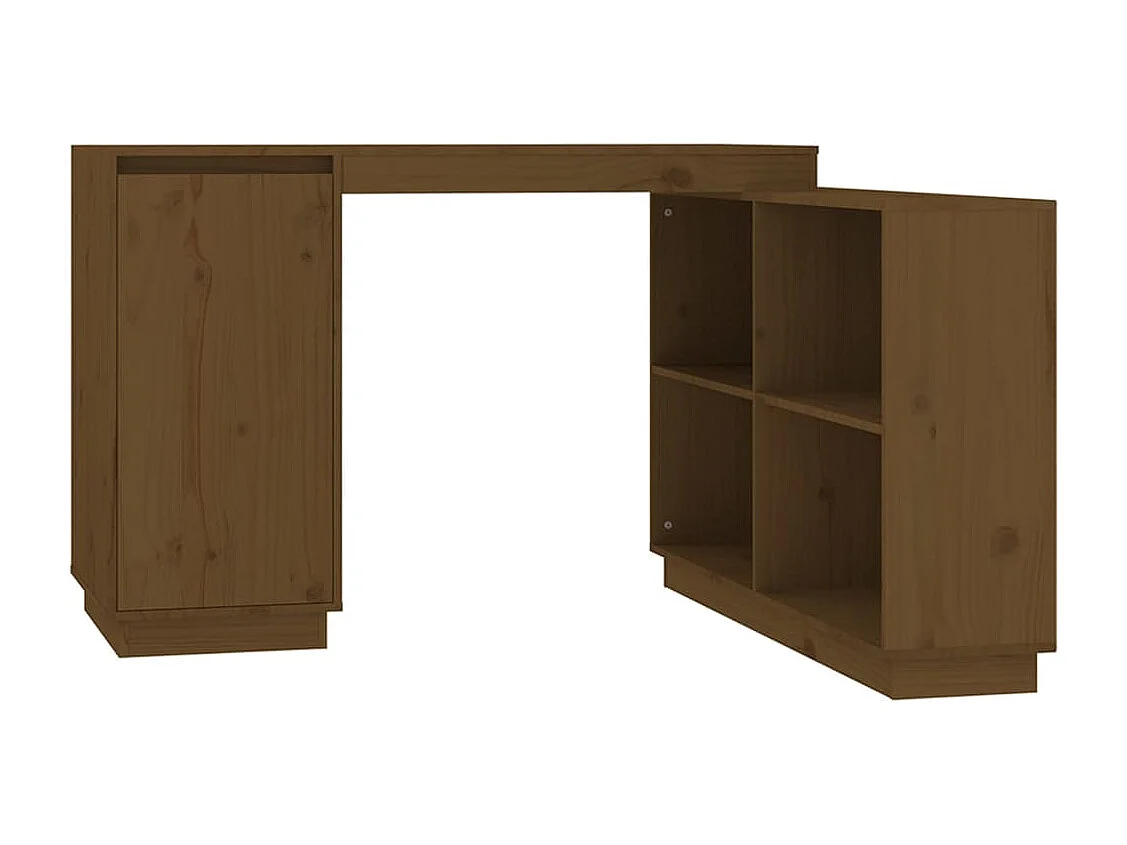 Bureau Marron miel 110x50x75 cm Bois massif de pin