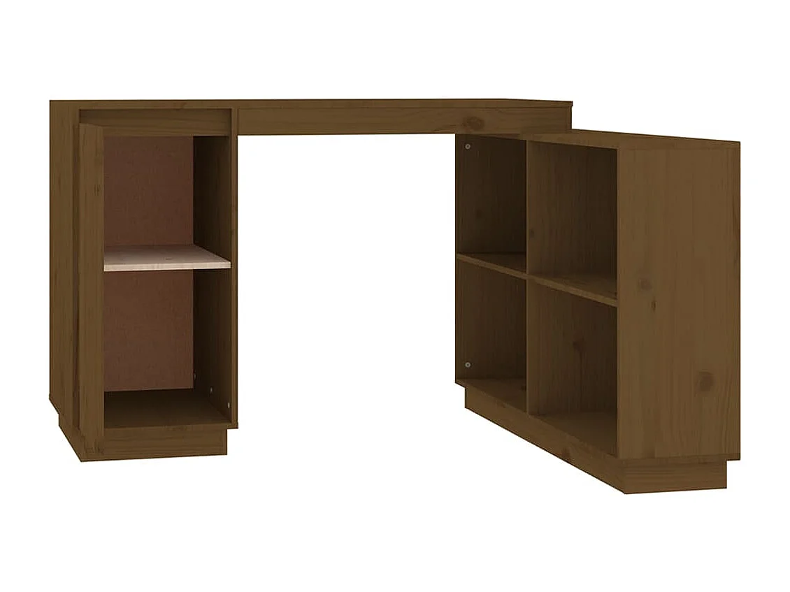 Bureau Marron miel 110x50x75 cm Bois massif de pin