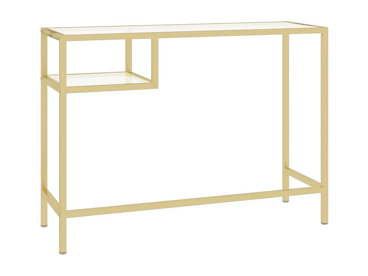 Bureau d'ordinateur Transparent 100x36x74 cm Verre trempé