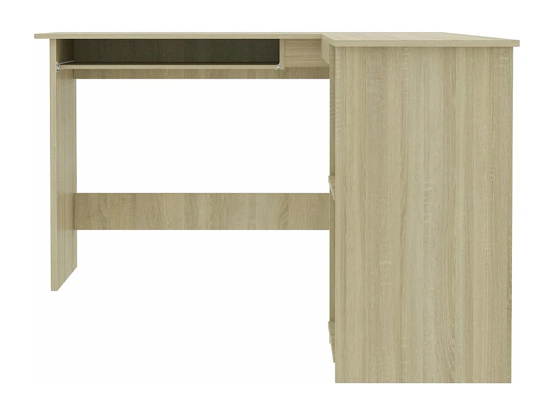 Bureau d'angle en forme de L Chêne sonoma Bois d'ingénierie