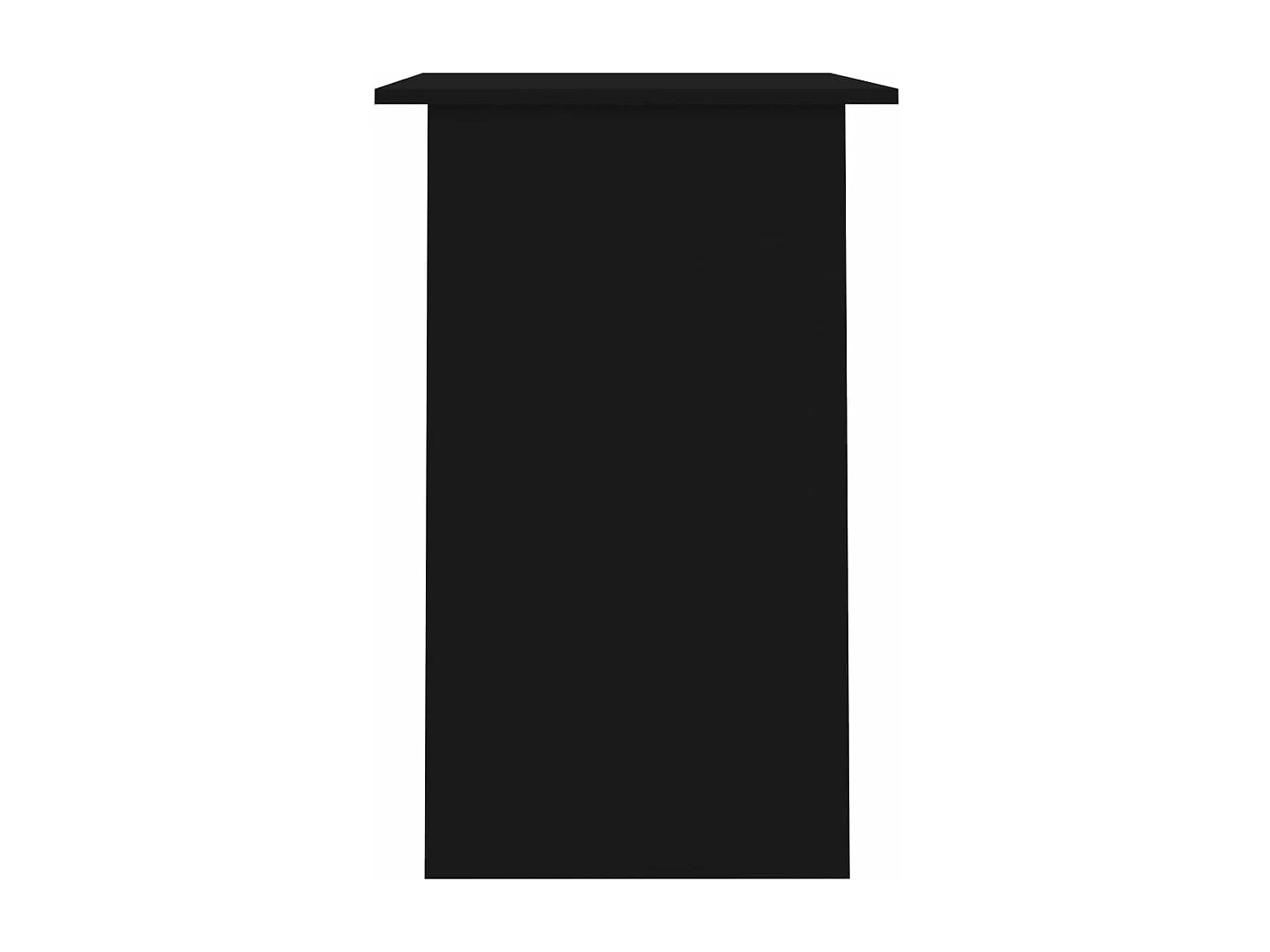 Bureau Noir 90x50x74 cm Bois d'ingénierie