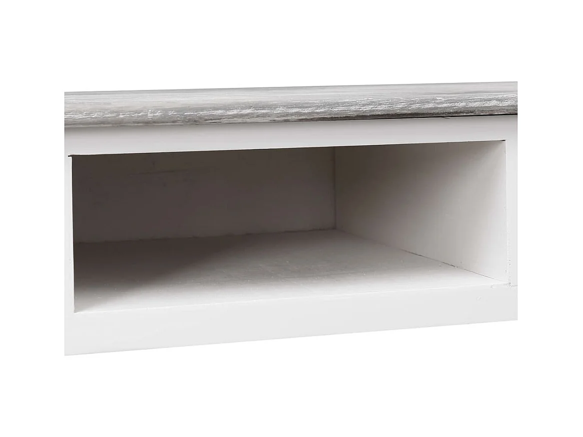 Secretária 110x45x76 cm madeira cinzento