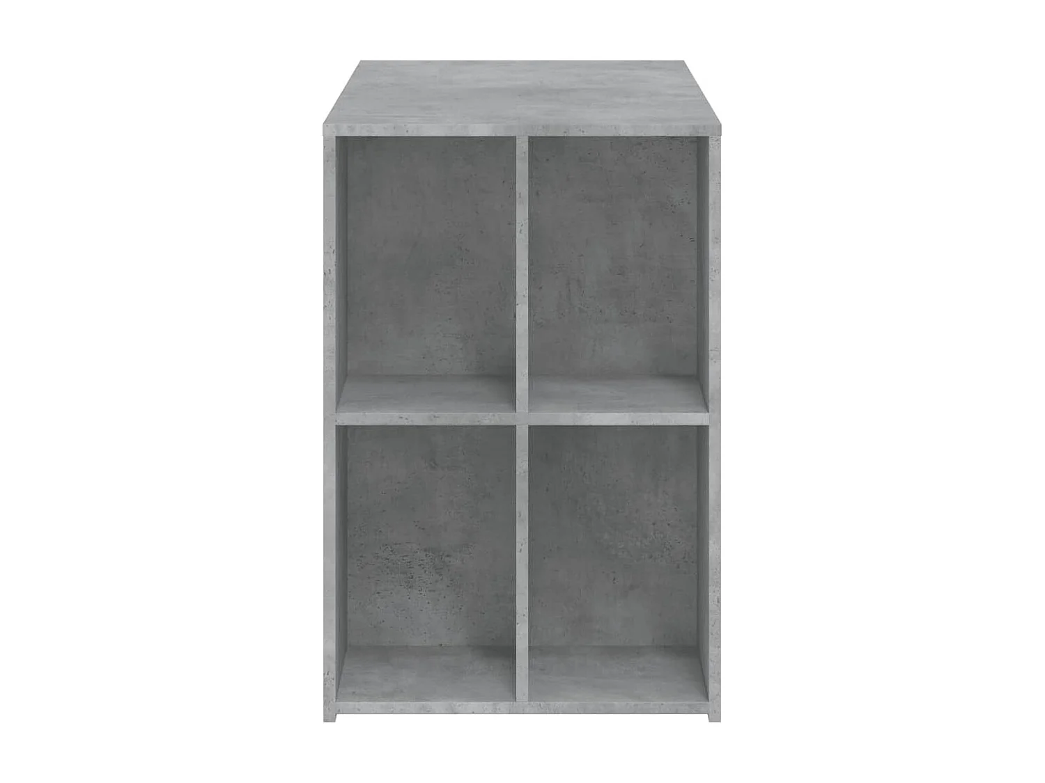 Secretária 102x50x75 cm derivados de madeira cinzento cimento