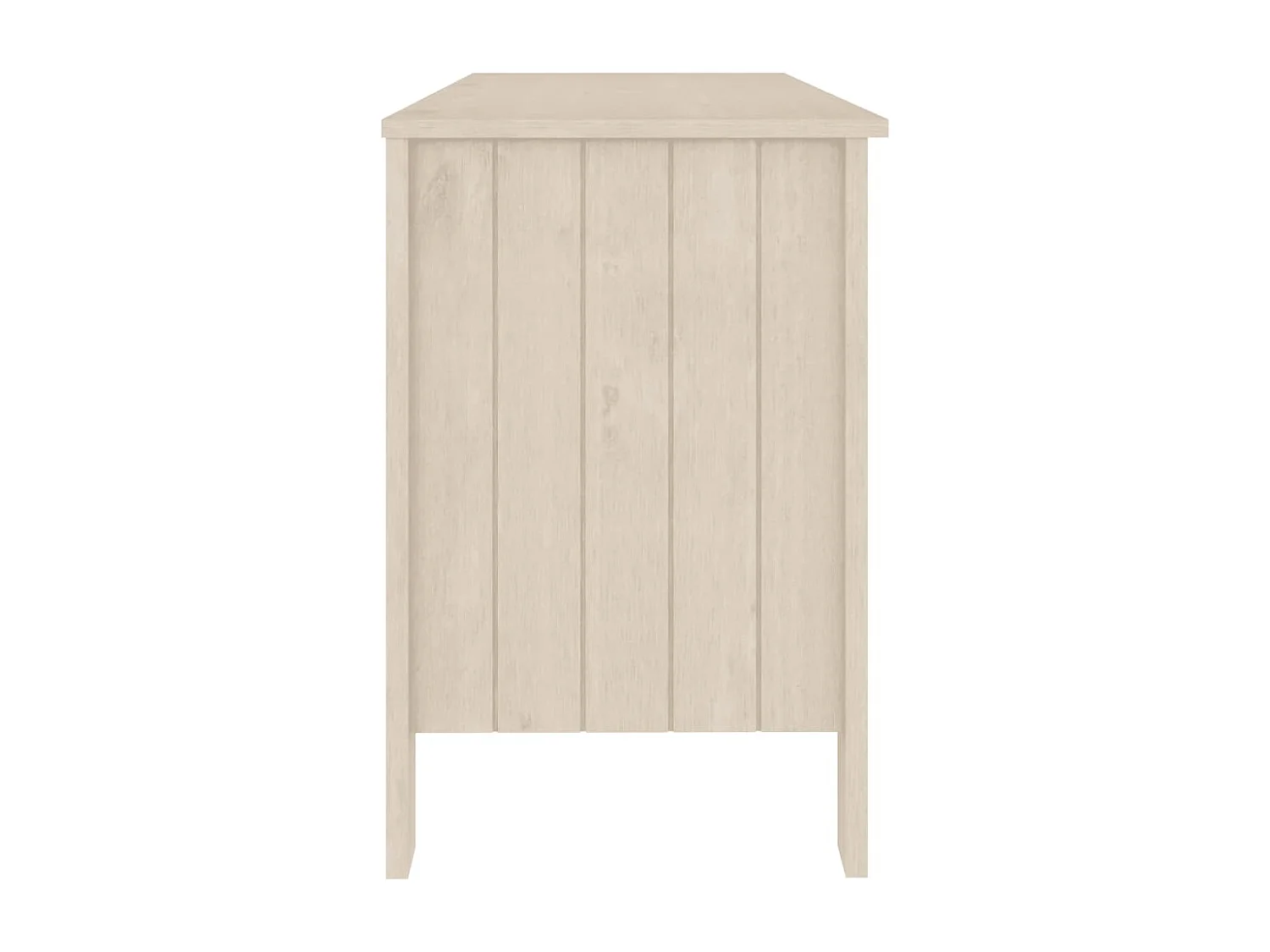 Schreibtisch HAMAR Honigbraun 113x50x75 cm Massivholz Kiefer