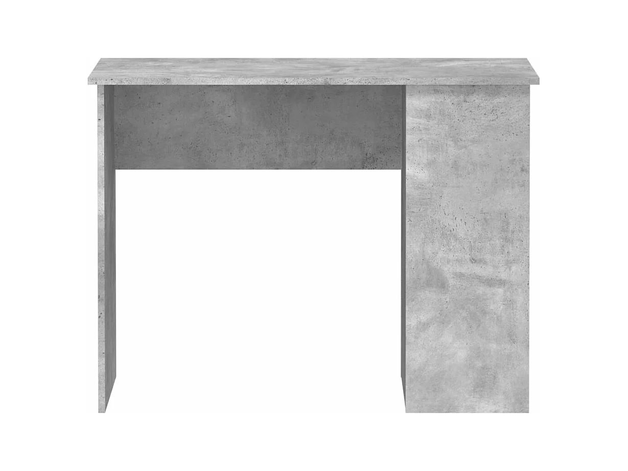 Bureau Gris béton 100x55x75 cm Bois d'ingénierie