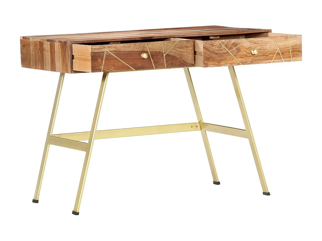 Scrivania con Cassetti 100x55x75 cm Legno Massello di Sheesham