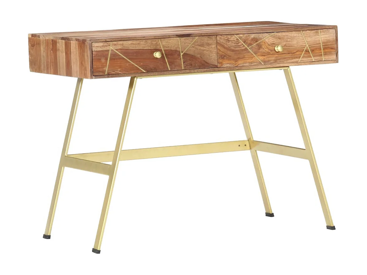 Scrivania con Cassetti 100x55x75 cm Legno Massello di Sheesham
