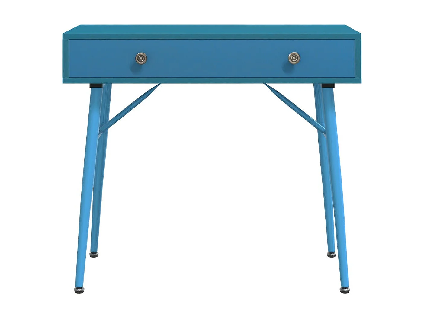 Computerbureau in antieke stijl met lade 90x50x76,5 cm groen