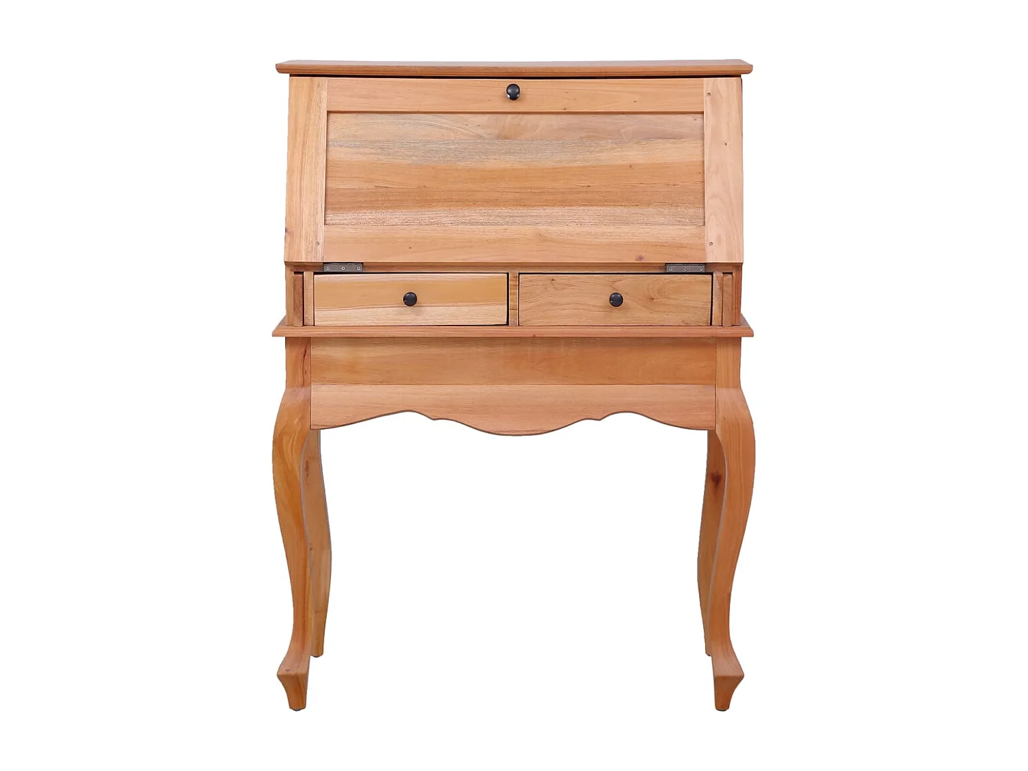 Escritorio secreter de madera maciza de caoba 78x42x103 cm