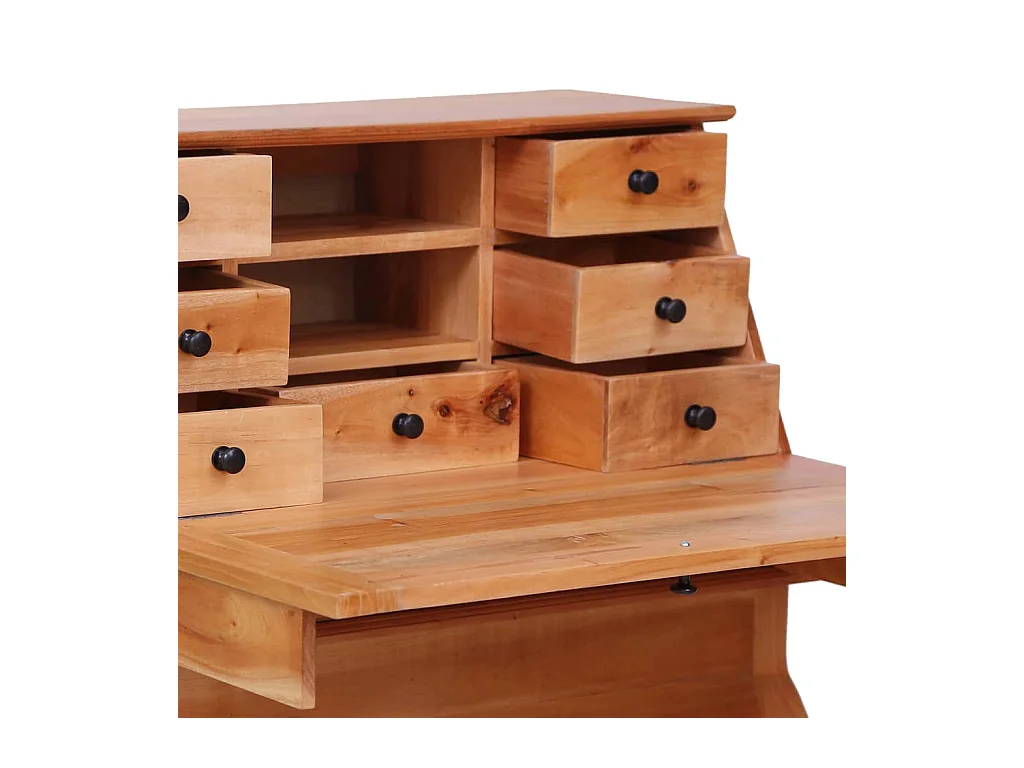 Bureau secrétaire 78x42x103 cm Bois d'acajou massif