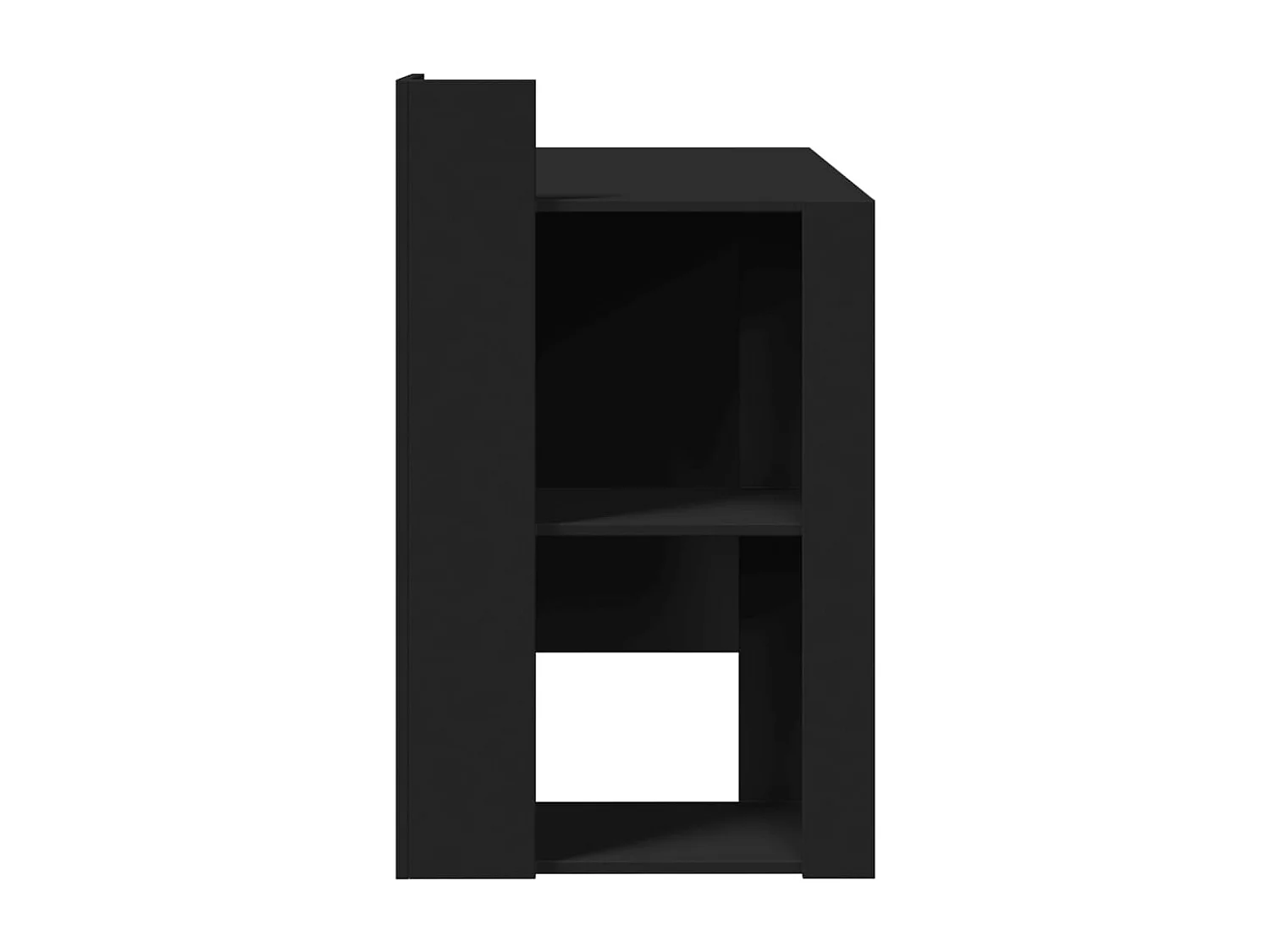 Bureau noir 103,5x56,5x94 cm bois d'ingénierie