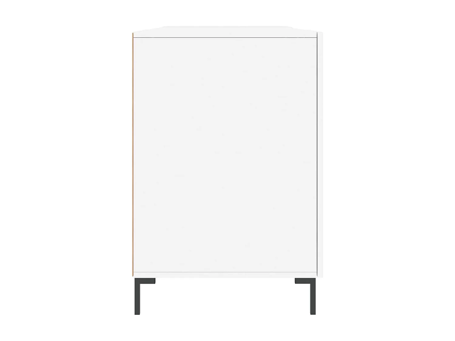 Bureau blanc 140x50x75 cm bois d'ingénierie