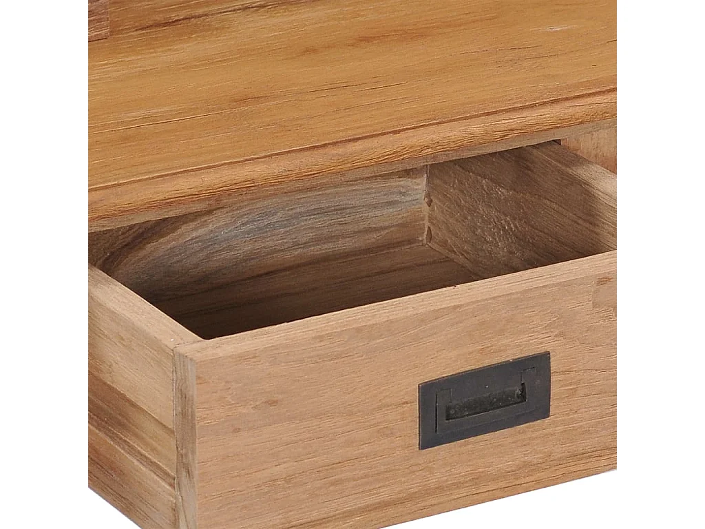 Schreibtisch 90x50x100 cm Massivholz Teak