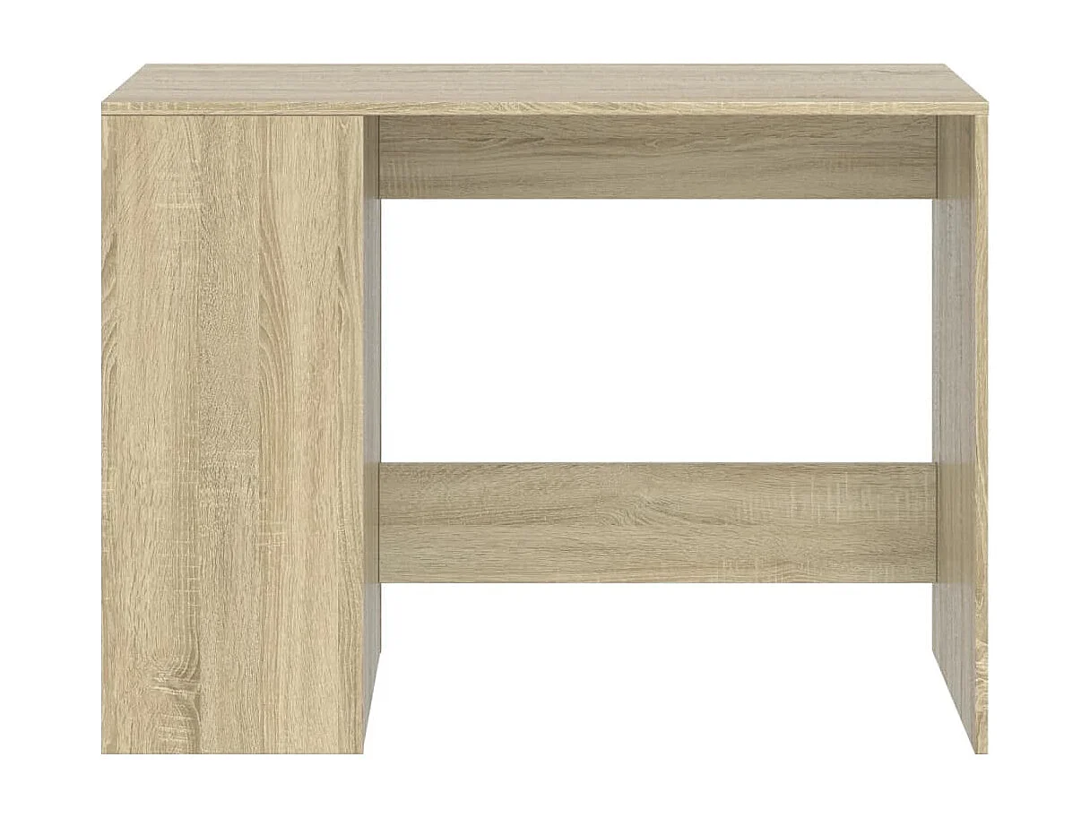 Bureau chêne sonoma 102x50x75 cm bois d'ingénierie
