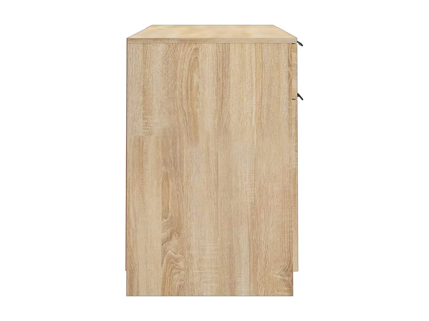 Bureau avec armoire latérale Chêne sonoma Bois d'ingénierie