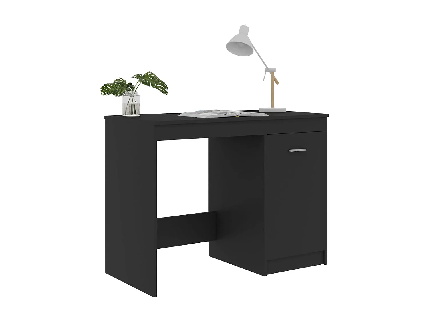 Bureau Gris 100x50x76 cm Bois d’ingénierie