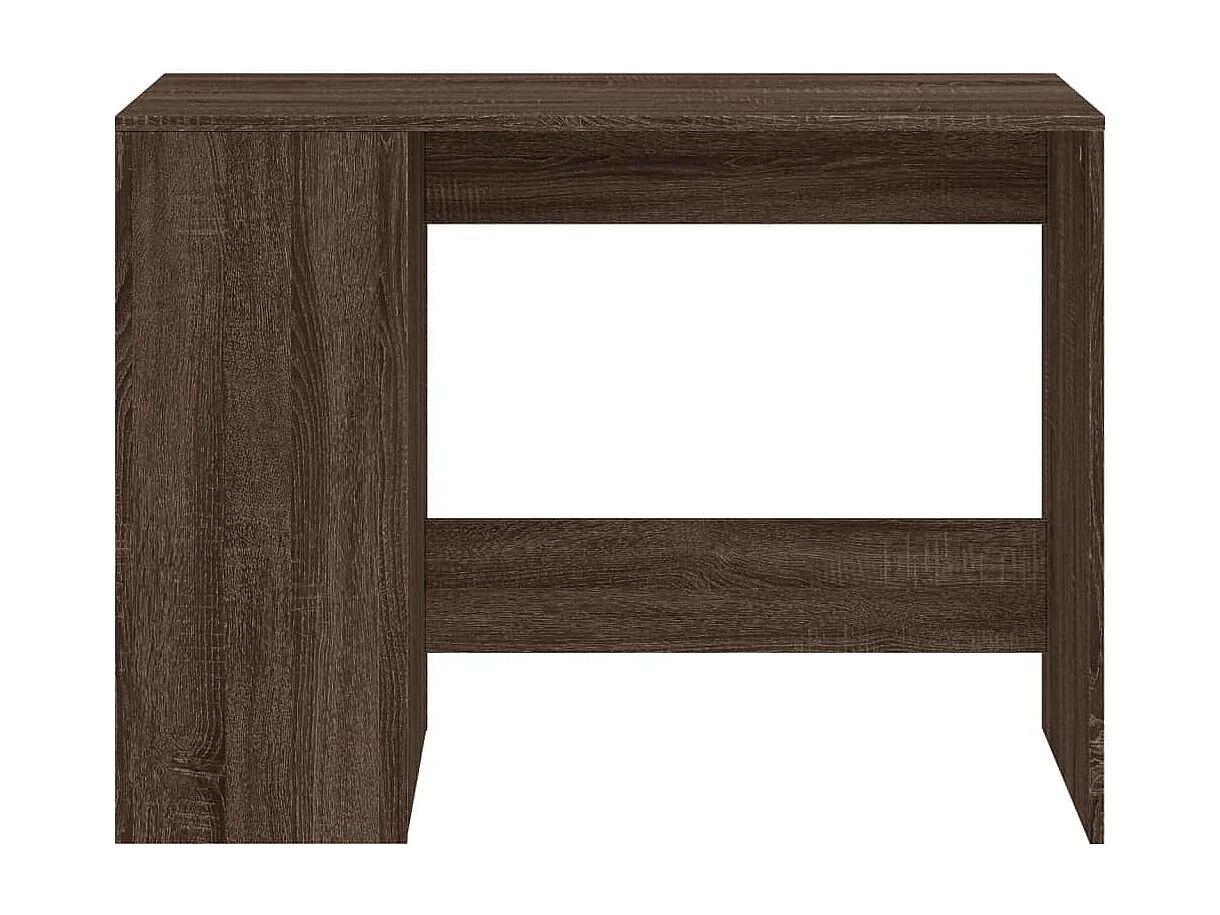 Schreibtisch Braun Eichen-Optik 102x50x75 cm Holzwerkstoff