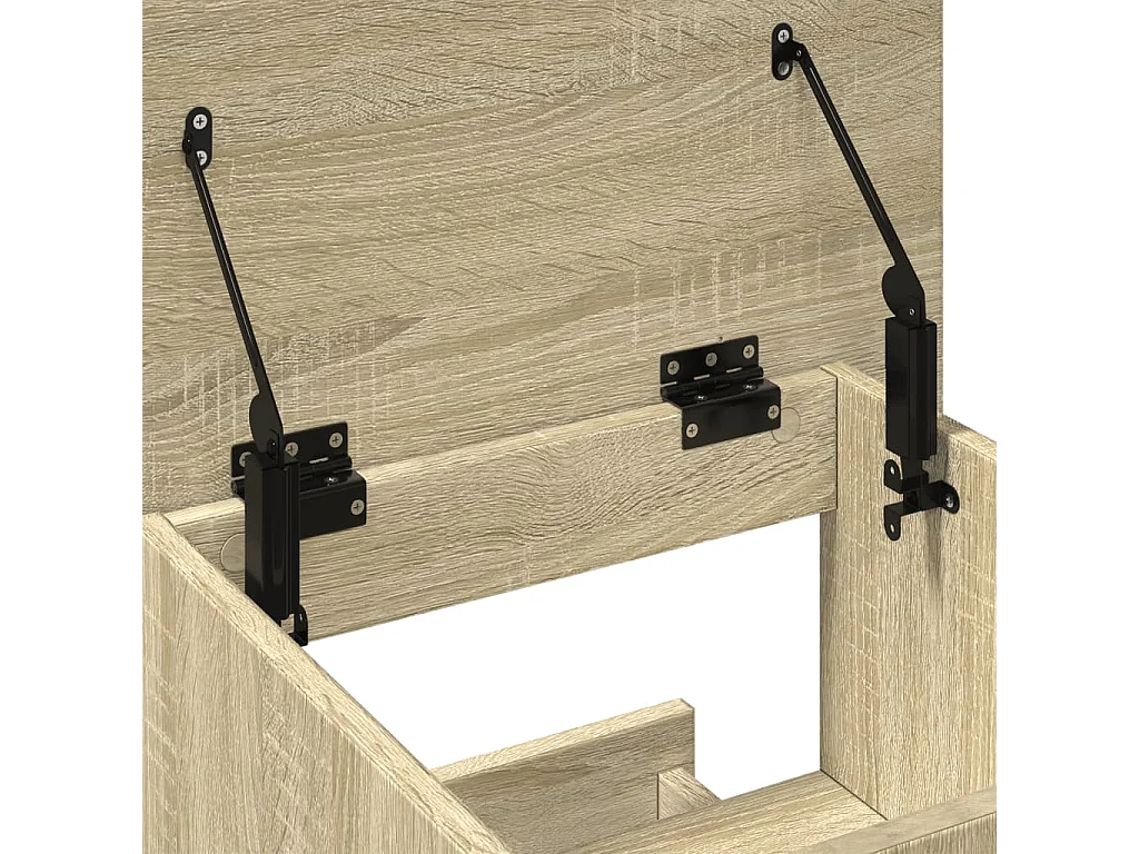 Leggio con Ruote e Cassetto Sonoma 55x55x107 cm in Multistrato