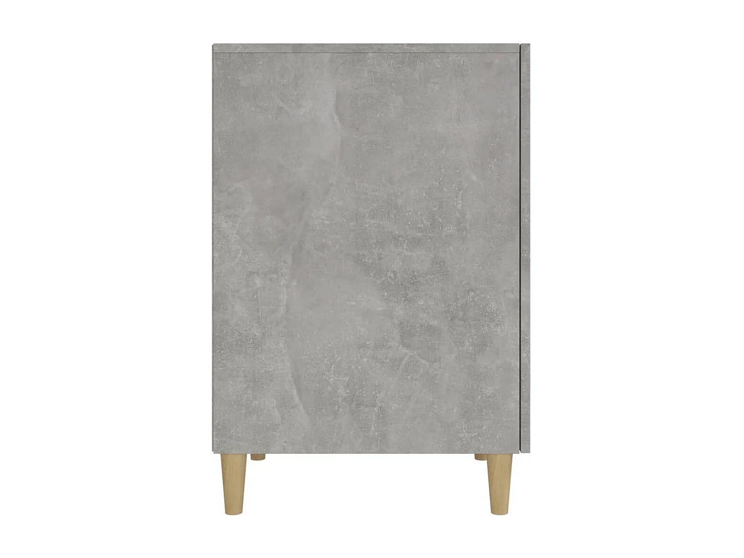 Escritorio de madera contrachapada gris hormigón 140x50x75 cm