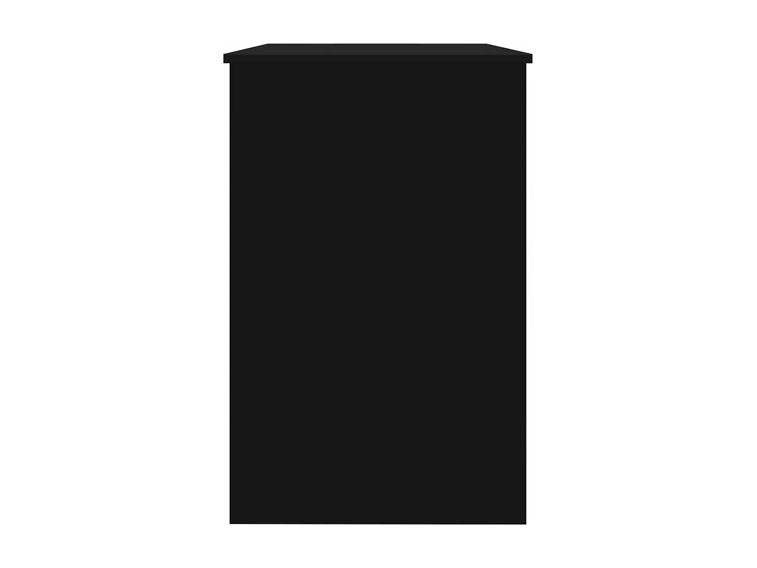 Scrivania Nera 100x50x76 cm in Legno Multistrato