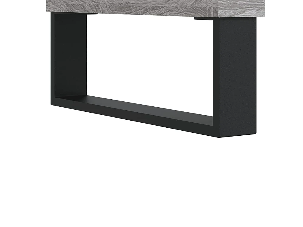 Escritorio madera de ingeniería gris Sonoma 140x50x75 cm