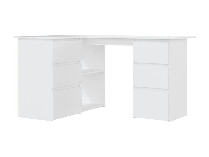 BAÏTA - Scrivania allungabile Studio bianco e effetto rovere 98,5 cm