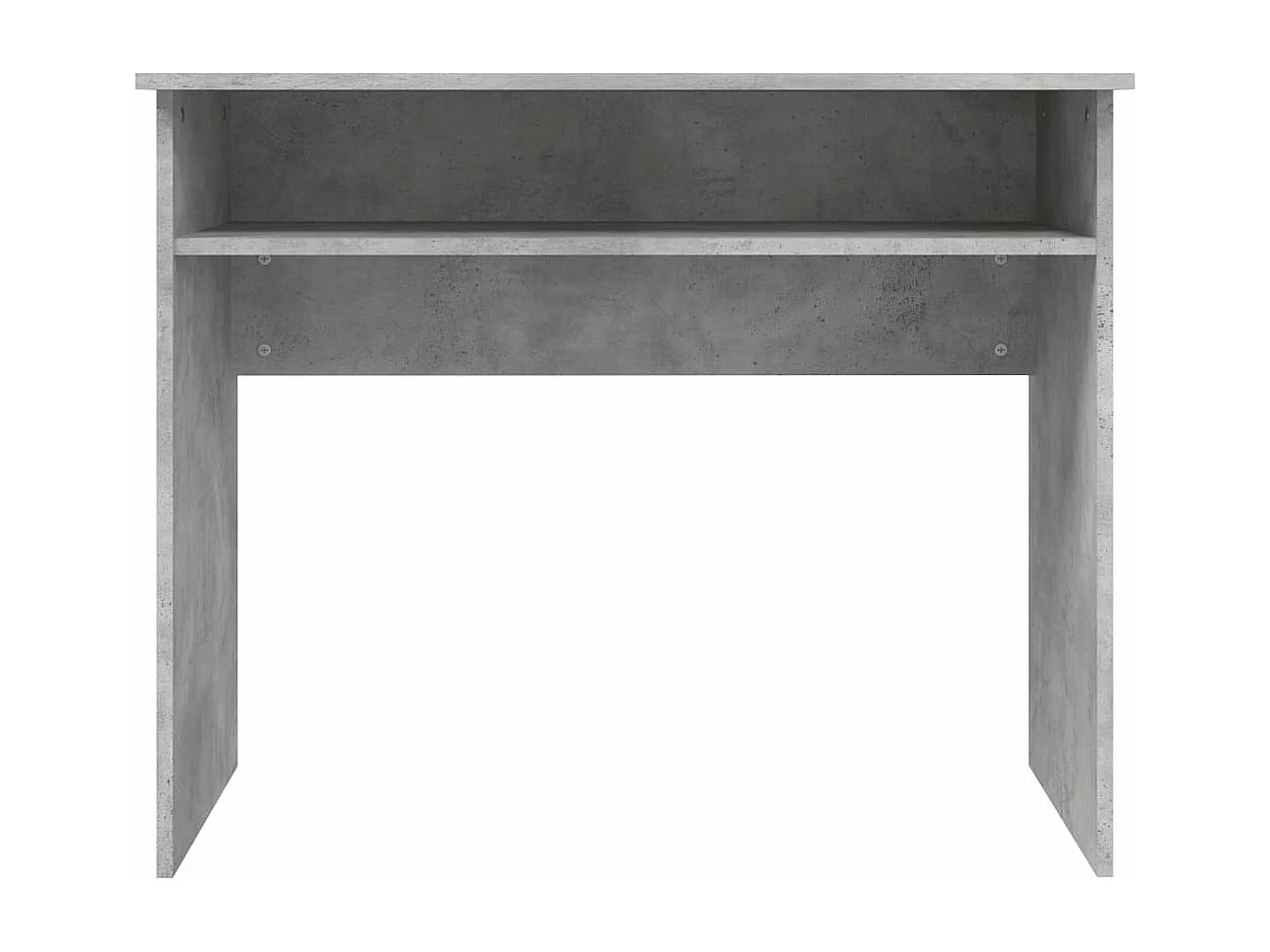 Bureau Gris béton 90x50x74 cm Bois d'ingénierie