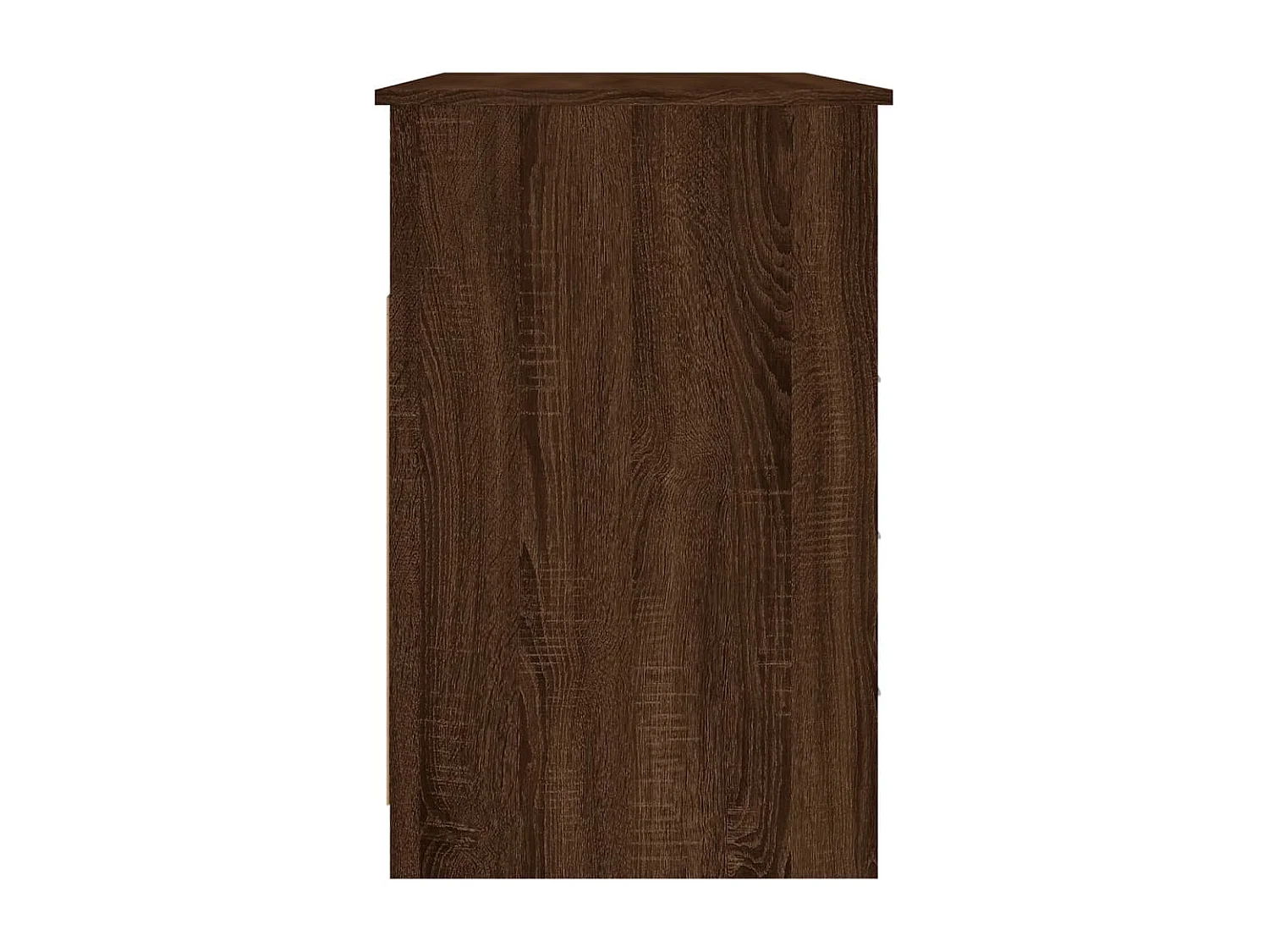 Bureau met lades 102x50x76 cm bewerkt hout bruin eikenkleur