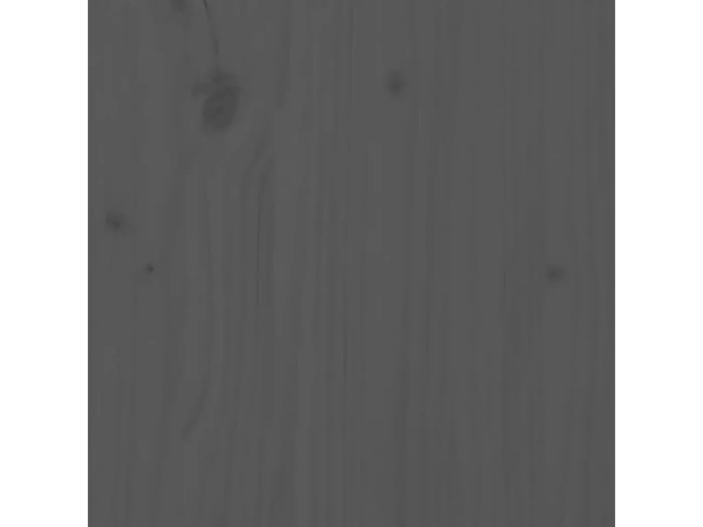 Escritorio de madera maciza de pino gris 110x50x75 cm