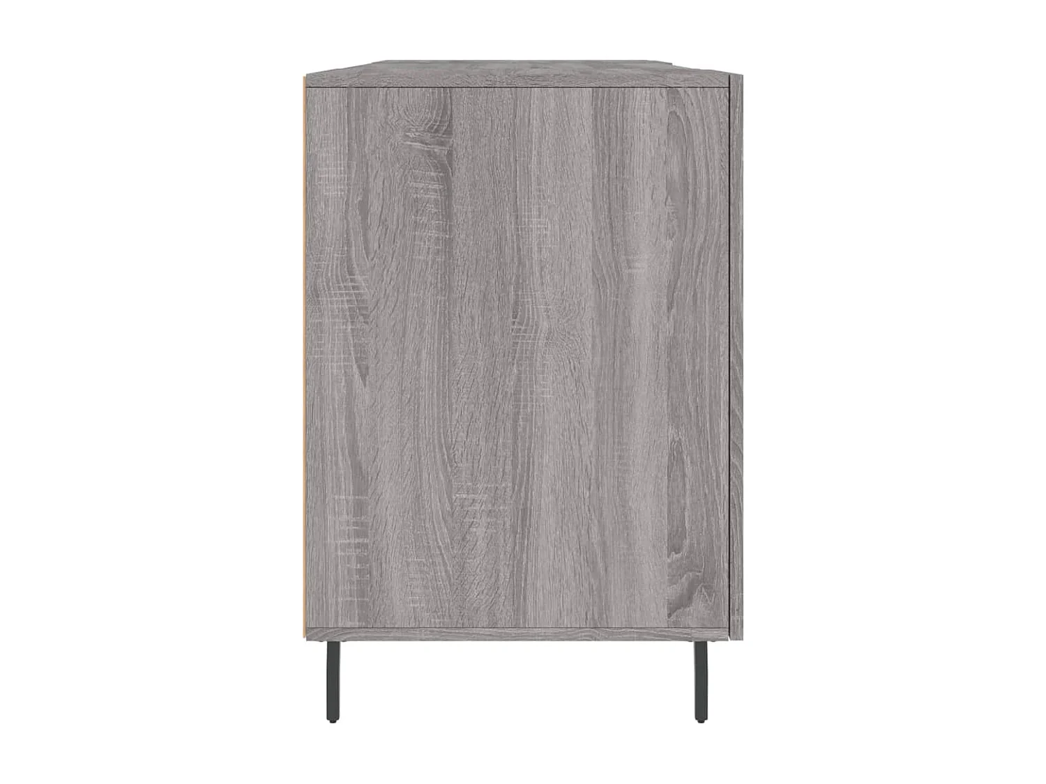 Bureau sonoma gris 140x50x75 cm bois d'ingénierie