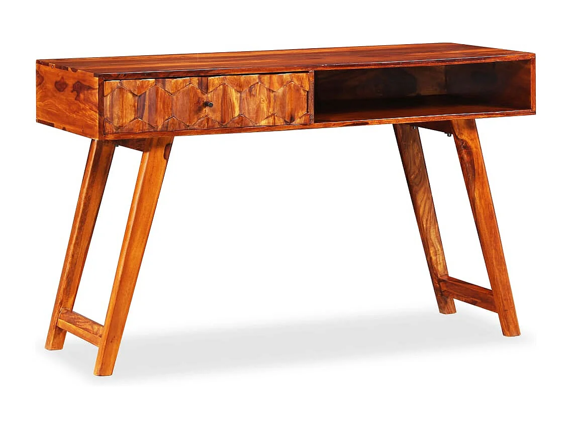 Table d'écriture Bois massif de Sesham 118 x 50 x 76 cm