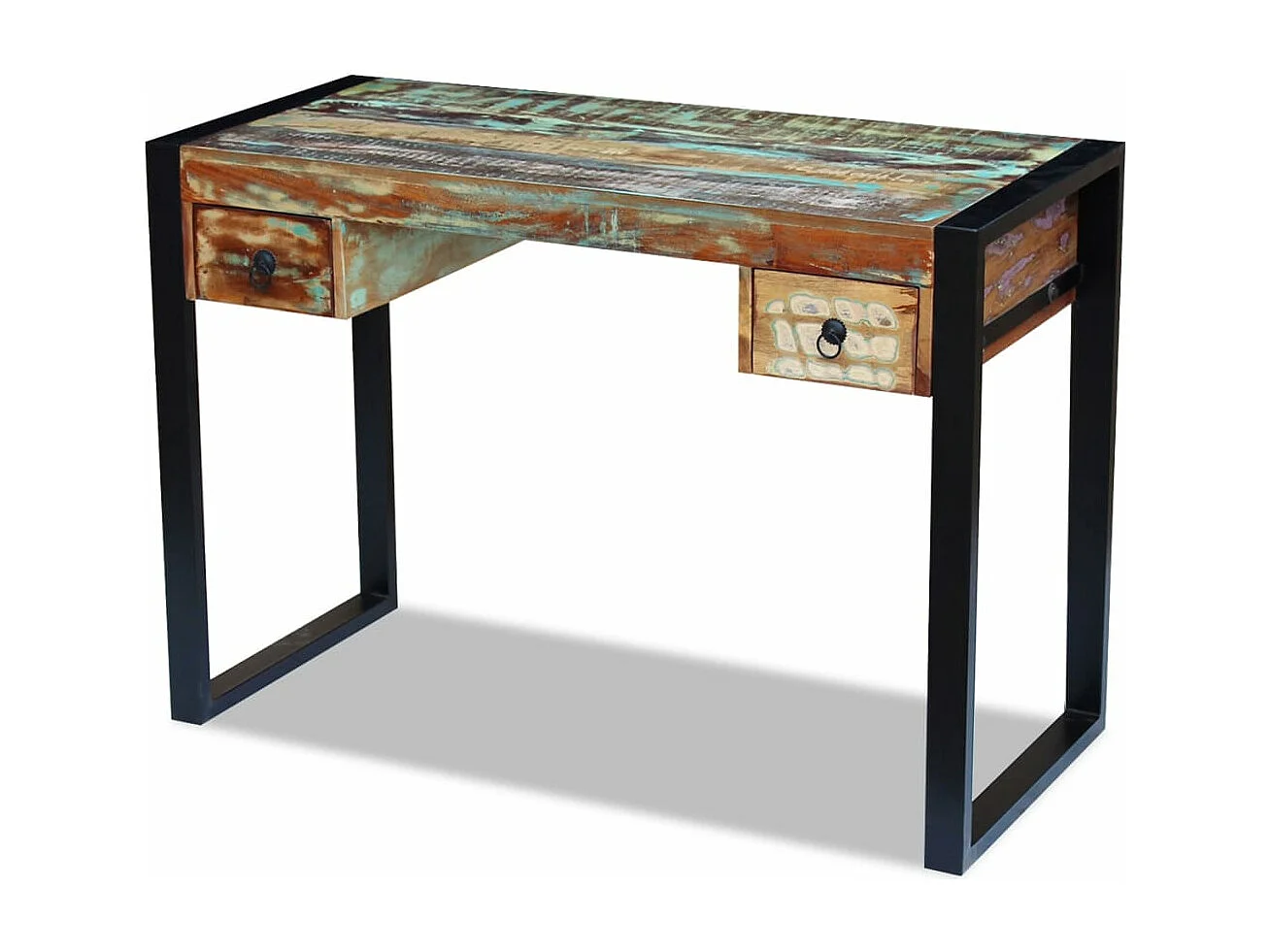 Escritorio de madera maciza reciclada