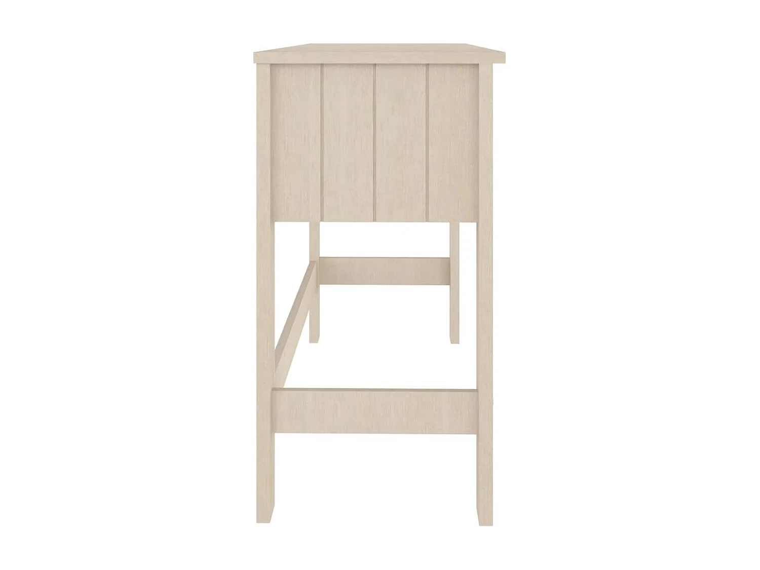 Bureau HAMAR Marron miel 110x40x75 cm Bois massif de pin