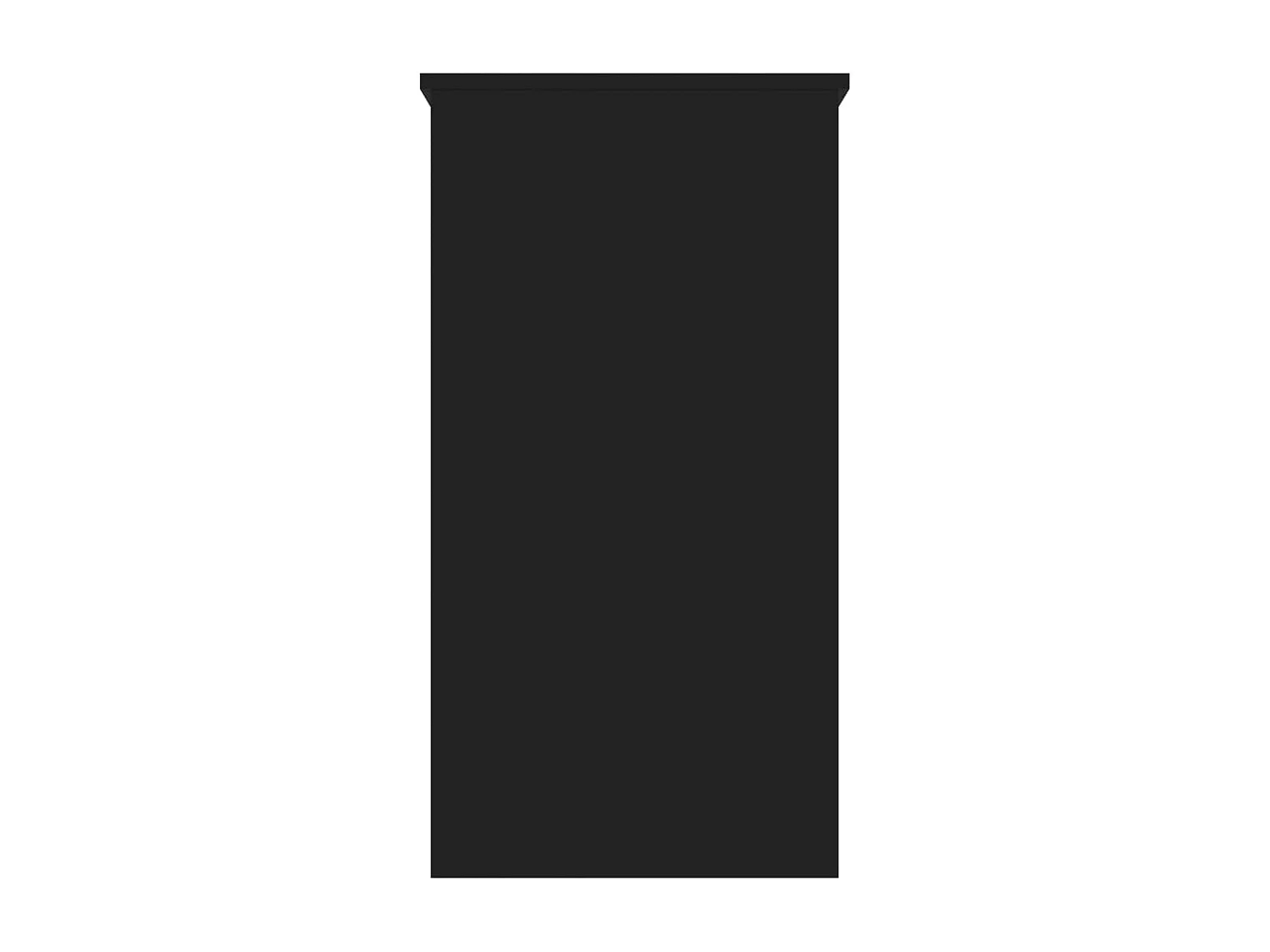 Scrivania Nera 80x40x75 cm in Legno Multistrato