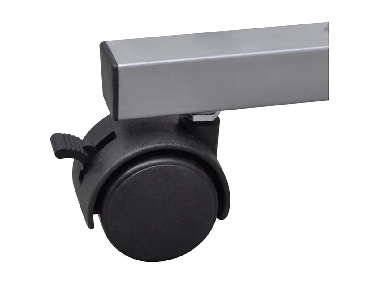 Bureau d'ordinateur avec plateau à clavier coulissant Marron